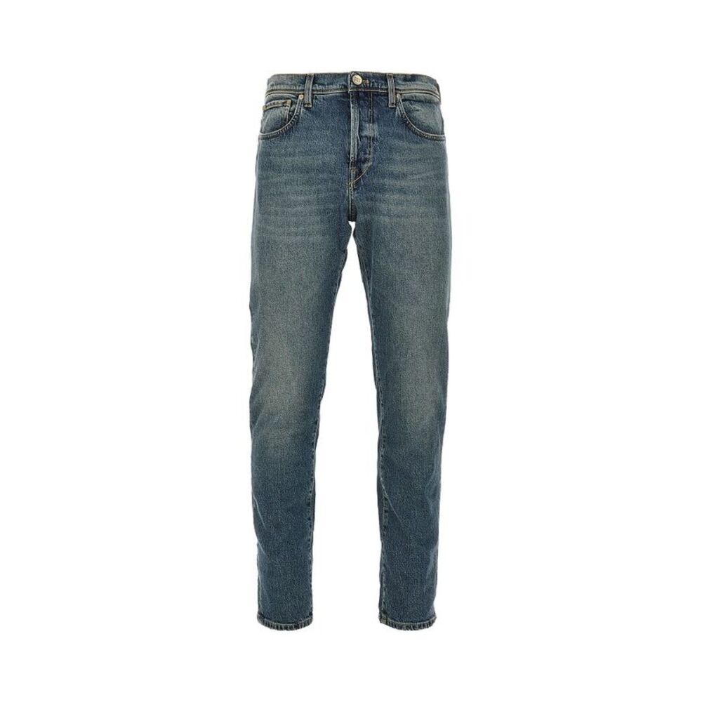 Incotex Men Denim Tapered Fit Jeans